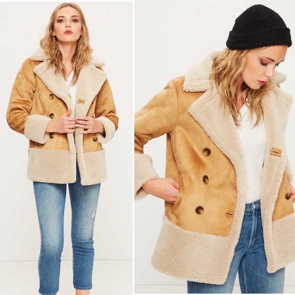 MOTHER Jackets & Blazers - Mother | Faux Shearling Jacket in Bundled Up Small